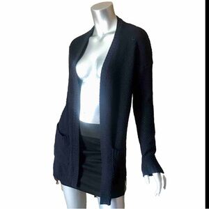 Workshop Republic Clothing Women’s Small Black Open Front Cardigan Soft